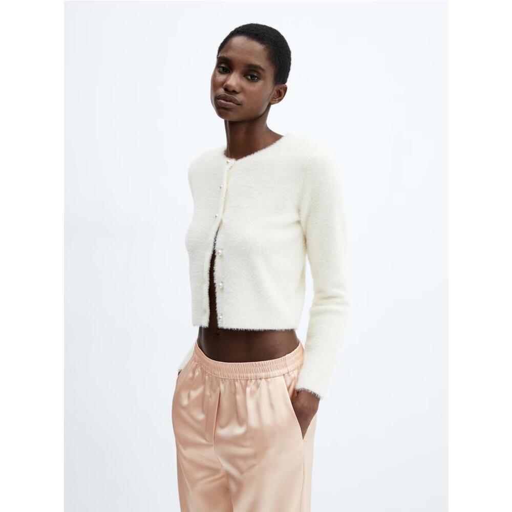 Mango satin elastic pants‎ size XL